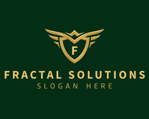 Security Shield Wings logo design