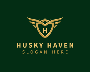 Security Shield Wings logo design