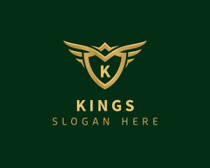 Security Shield Wings logo design