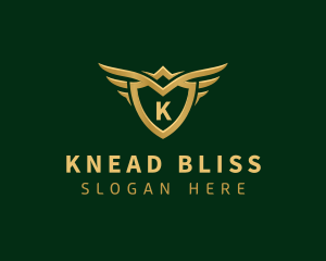 Security Shield Wings logo design