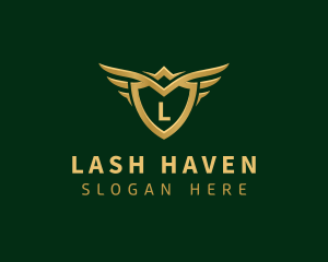 Security Shield Wings logo design