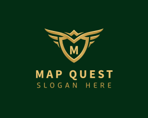 Security Shield Wings logo design