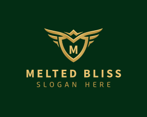 Security Shield Wings logo design