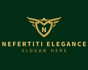 Security Shield Wings logo design