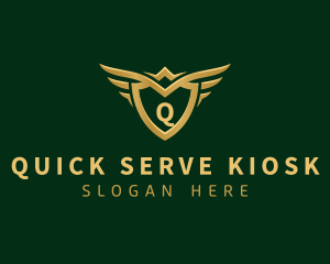 Security Shield Wings logo design