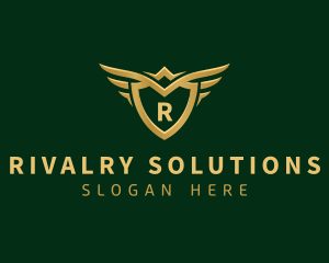 Security Shield Wings logo design