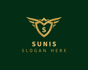 Security Shield Wings logo design