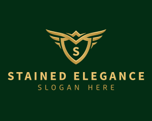 Security Shield Wings logo design