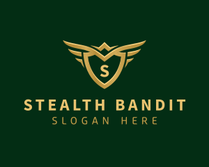 Security Shield Wings logo design