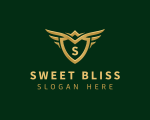 Security Shield Wings logo design