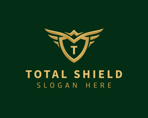 Security Shield Wings logo design