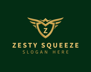 Security Shield Wings logo design