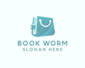 Book - Book Retail Bag logo design