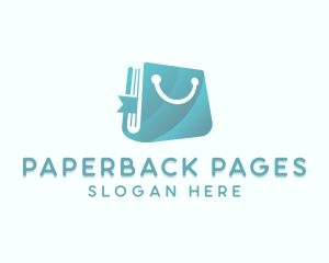 Book - Book Retail Bag logo design