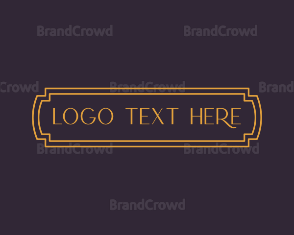 Elegant Modern Label Logo