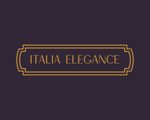 Elegant Modern Label logo design