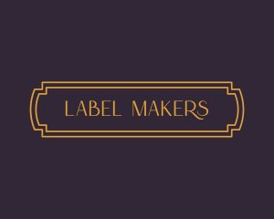 Label - Elegant Modern Label logo design