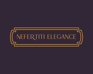 Elegant Modern Label logo design