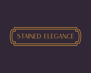 Elegant Modern Label logo design