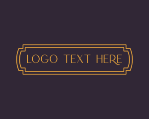 Elegant Modern Label Logo