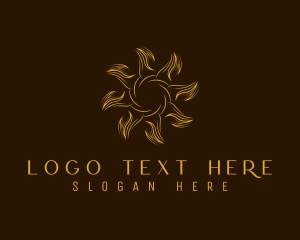 Florist - Golden Sun Astrology logo design