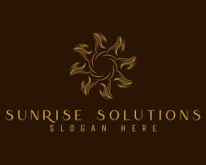 Golden Sun Astrology logo design
