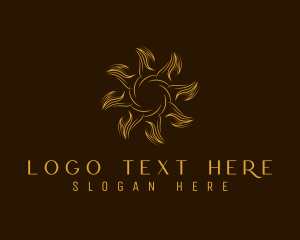 Jewel - Golden Sun Astrology logo design