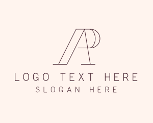 Investor - Generic Letter AP Monogram logo design