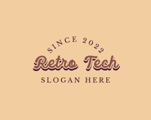 Retro Brand Startup logo design