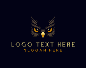 Aviary - Night Owl Eyes logo design