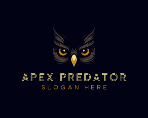 Predator - Night Owl Eyes logo design