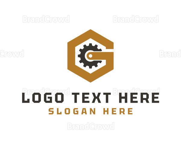Car Machine Gear Letter G Logo