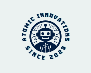 Tech Robot Circuit logo design