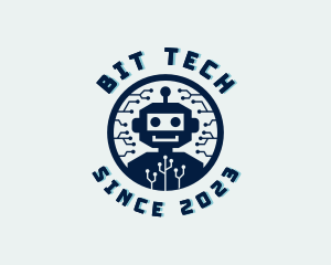 Tech Robot Circuit logo design