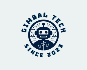 Tech Robot Circuit logo design