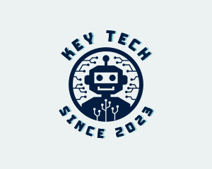 Tech Robot Circuit logo design