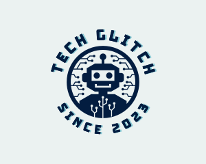 Tech Robot Circuit logo design