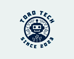 Tech Robot Circuit logo design