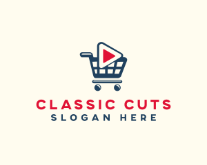 Multimedia Shopping Cart logo design