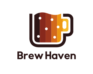 Digital Beer Mug logo design