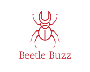 Beetle - Wrench Beetle Insect logo design