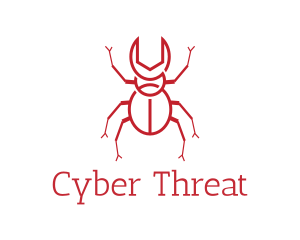 Malware - Wrench Beetle Insect logo design