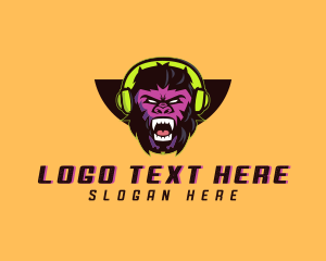 Headset - Mad Gorilla Gaming logo design