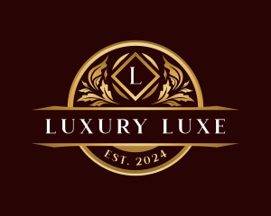 Luxury Florist Ornament logo design