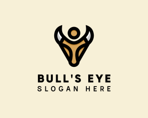 Wild Bull Horns  logo design