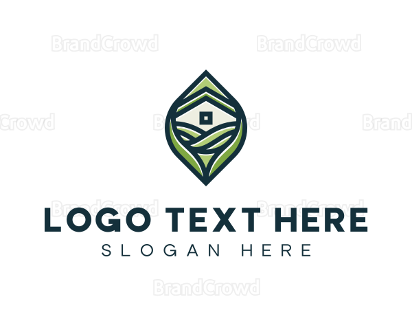 Landscaper Home Lawn Gardener Logo