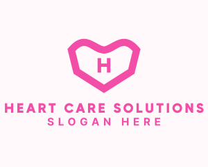 Heart Matchmaking App  logo design