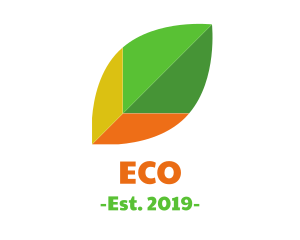 Eco Leaf Nature logo design