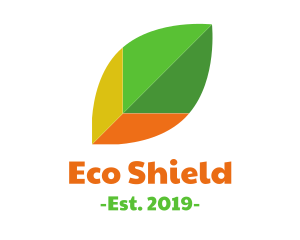 Eco Leaf Nature logo design