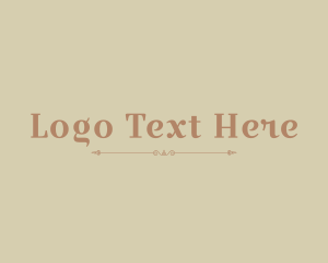 Wordmark - Luxury Feminine Minimalist logo design